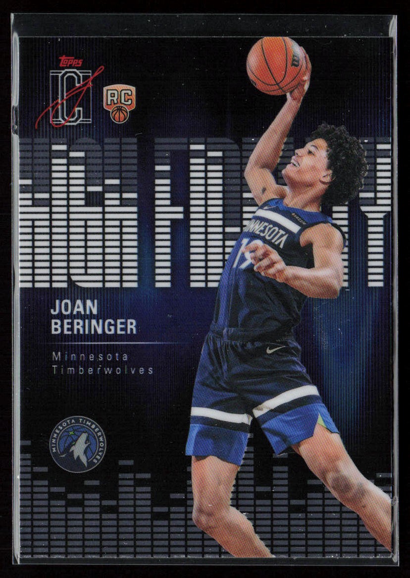2025-26 Topps Signature Class #HF-17 Joan Beringer High Fidelity