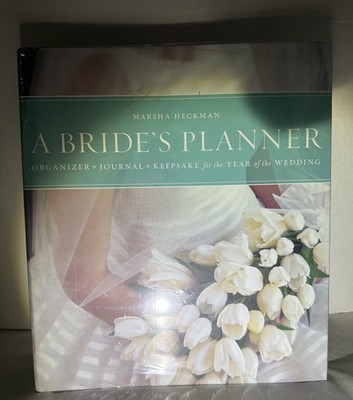 Bride's Planner Organizer Journal Keepsake Wedding Marsha Heckman New Unused