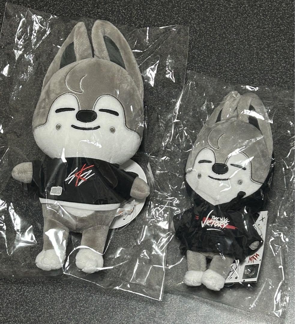 Stray Kids SKZOO Official Wolf Chan Plush Doll – Bang Chan