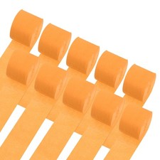 Crepe Paper Streamers 10 Rolls 820ft for Light Orange 1.8" x 82Ft/Roll