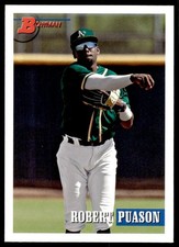 2021 Bowman Heritage Robert Puason Oakland Athletics #200