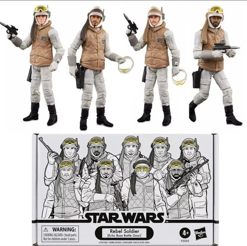 STAR WARS VINTAGE COLLECTION: HOTH REBEL SOLDIER (ECHO BASE BATTLE GEAR) 4-PACK