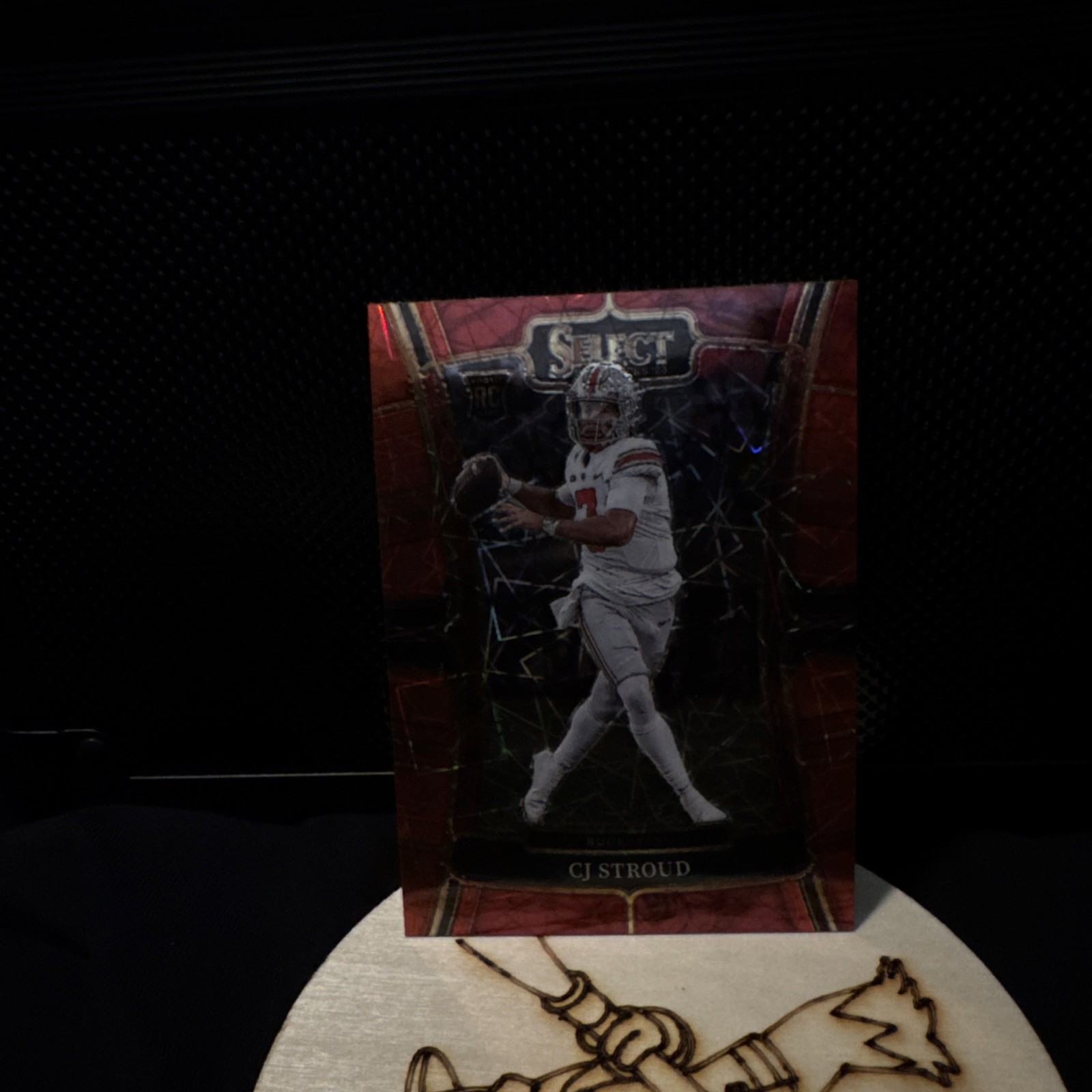 2023 Panini Select Draft Picks - Concourse C.J. Stroud #2 Red Lazer Prizm (RC)