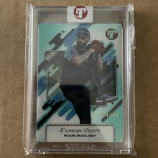 2025 Topps Pristine - Tanner Scott #277 Aqua Refractor /199