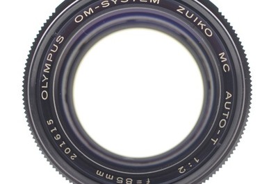 Late F2 85mm AUTO-T ZUIKO ★美品★OLYMPUS Model f2 85mm Auto-T Zuiko System OM Olympus MINT] [Almost レンズ(単焦点)