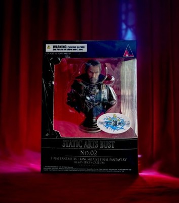 Final Fantasy XV Kingsglaive King Regis Lucis Caelum Static Arts Bust Sealed New