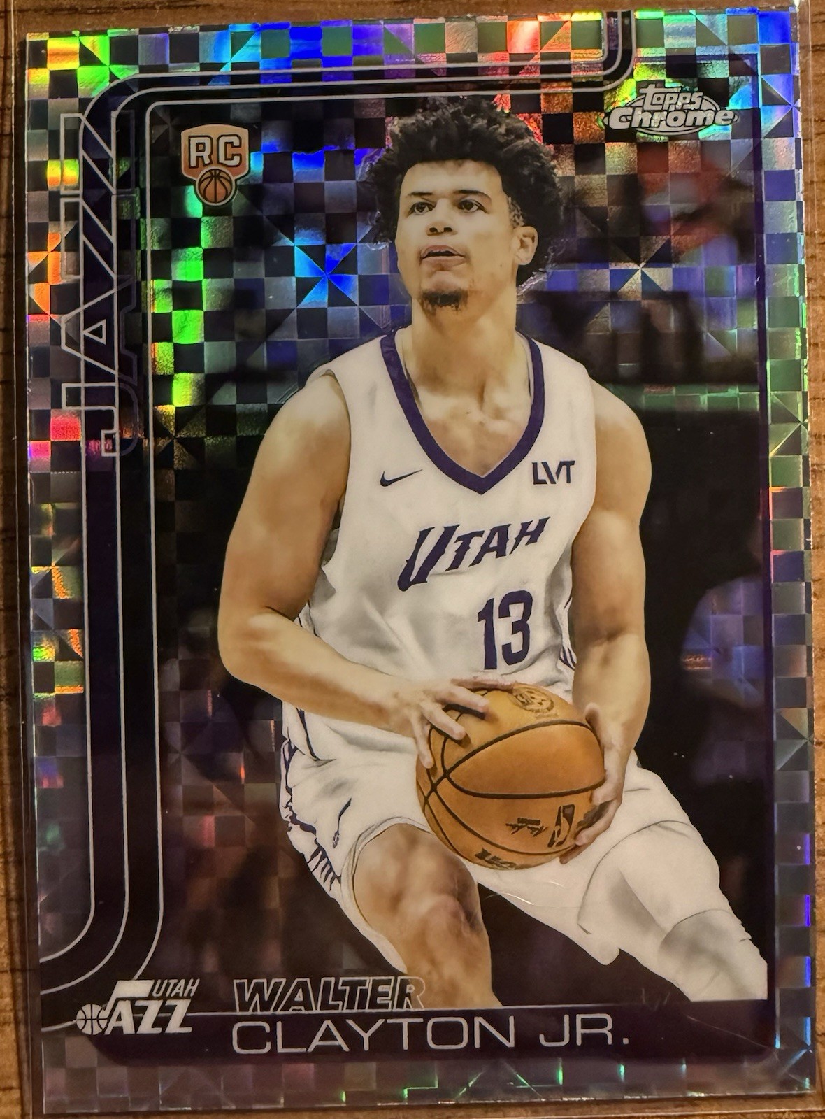 🔥2025-26 Topps Chrome Walter Clayton JR. RC X-Fractor Rookie Card #268