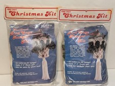 Lot 2 Fibre Craft Macrame Bird Cage Plant Hanger Kit 20  Hanger 2128-6R NOS VTG