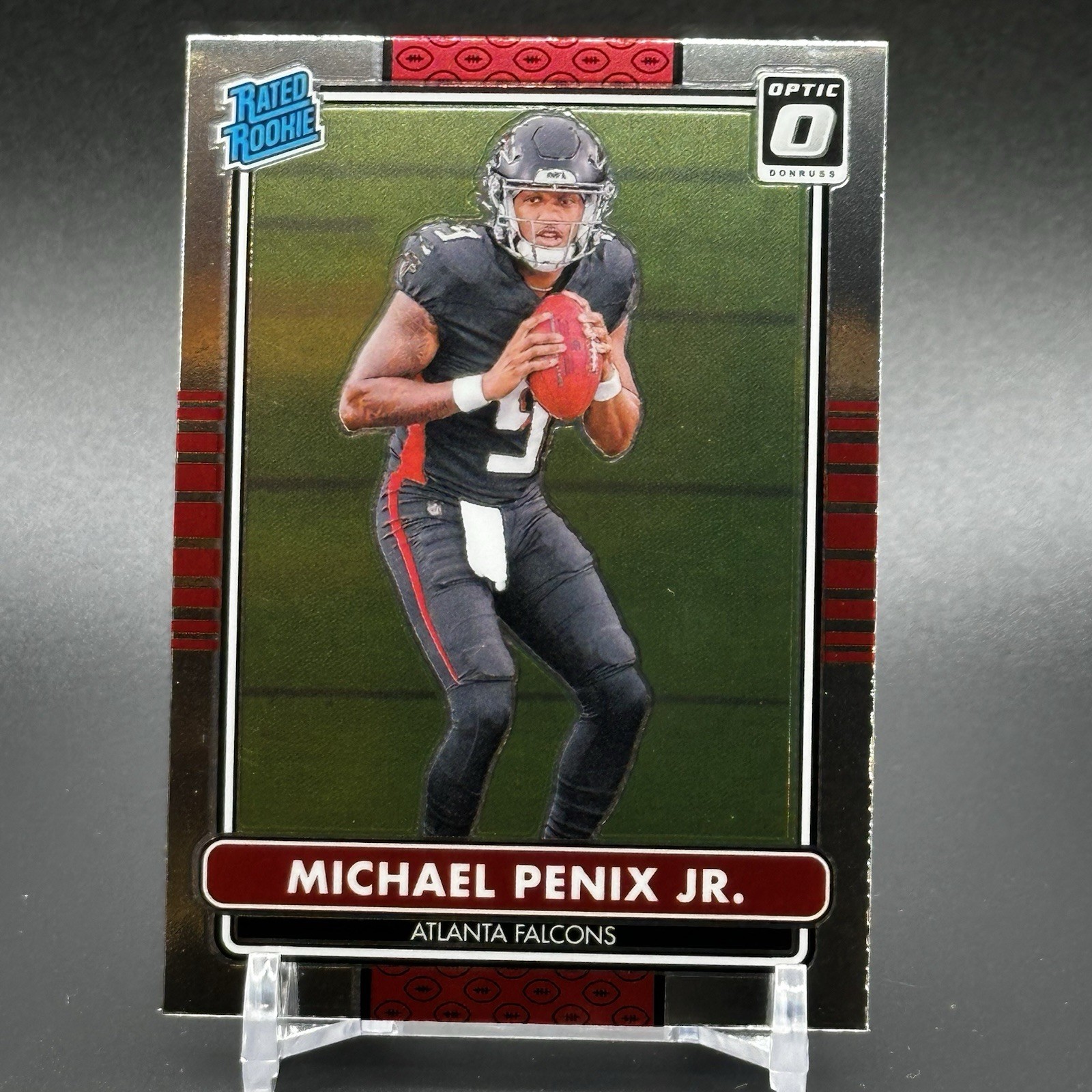 2024 Donruss Optic 2014 Retro Series #9 Michael Penix Jr Falcons RC Rated Rookie