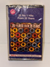 25 No.1 Hits From 25 Years - Various Artists Cassette Tape 1983 Sealed GERMANY 