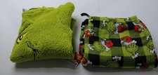 The Grinch Unisex Adult's Two Piece Pajama Sleep Set JL3 Green Size 2XL NWT