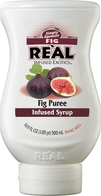 Fig Puree Infused Syrup 16.9 FL OZ Squeezable Bottle Cocktail Ingredient