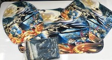 4pc Nightmare Before Christmas Bathroom Shower Curtain Jack Skellington  Sally