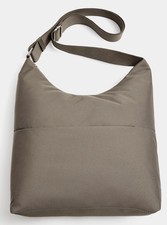 NWOT ZARA Nylon CROSSBODY BAG Taupe Grey