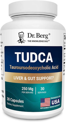Dr. Berg TUDCA Supplement (Tauroursodeoxycholic Acid) - Powerful Formula for Liv