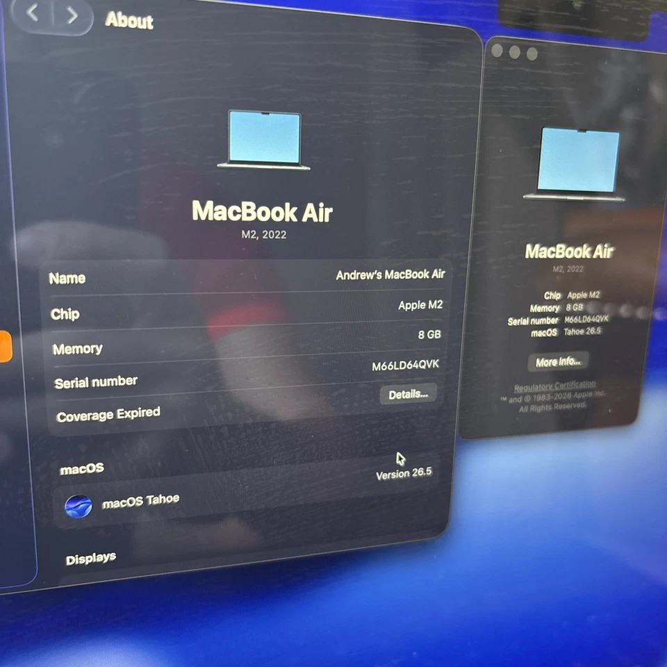 Apple MacBook Air 13" M2 · 8GB · 500GB, photo 3 of 3