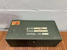 original gi joe wooden box With Tray Original 1960’s Estate Find See Pics !!!