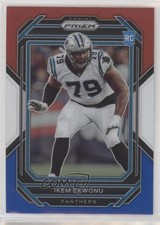 2022 Panini Prizm Rookies Red White & Blue Prizm Ikem Ekwonu #366 0ym4