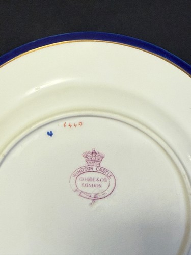 Antigua placa real hecha para el castillo del rey Jorge V Windsor por Goode & Co - Imagen 12 de 12