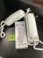 VTech CD1103 Trimstyle Corded Telephone - White (lot of 2)
