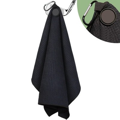 Magnetic Golf Towel-Max N52 Industrial Magnet, over than 60 LB Pull , with Ru...