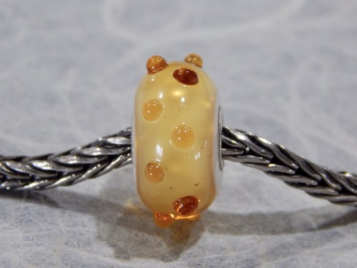 TROLLBEADS Brown Bud Bead 61150 with Bag 2008 Museum RARE (ONE BEAD) NEW! - Picture 9 of 12