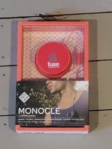 Native Union Monocle - MONO-COR-PL-ST - Coral Personal Speaker and Speakerphone 