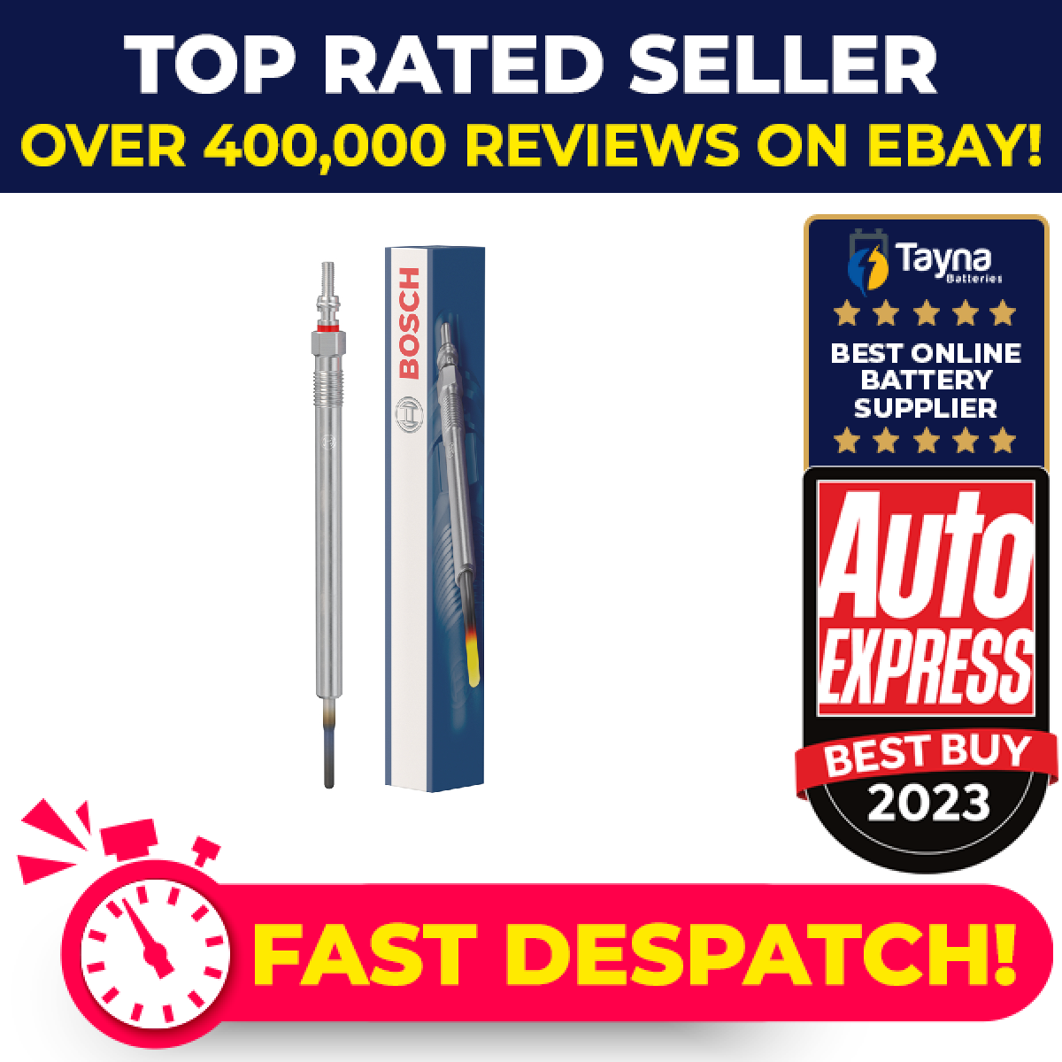 Glow Plugs Set 4x fits OPEL CASCADA W13 2.0D 15 to 18 B20DTH Bosch 55578336 New