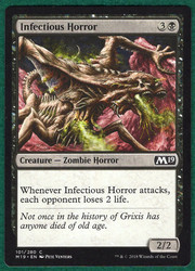 Infectious Horror #101 Core Set 2019 M19 Magic MTG