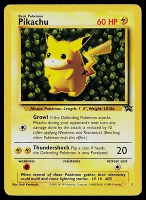 Pokemon Card Wizards Black Star Promos Ivy Pikachu 1 Promo | eBay