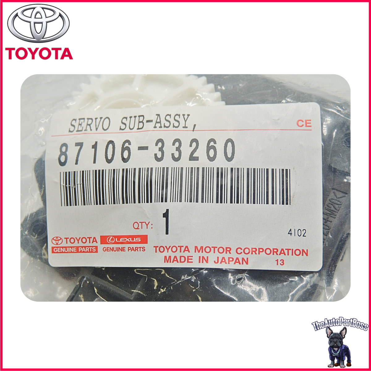HVAC Blend Door Actuator OEM Toyota 87106-33260 | eBay