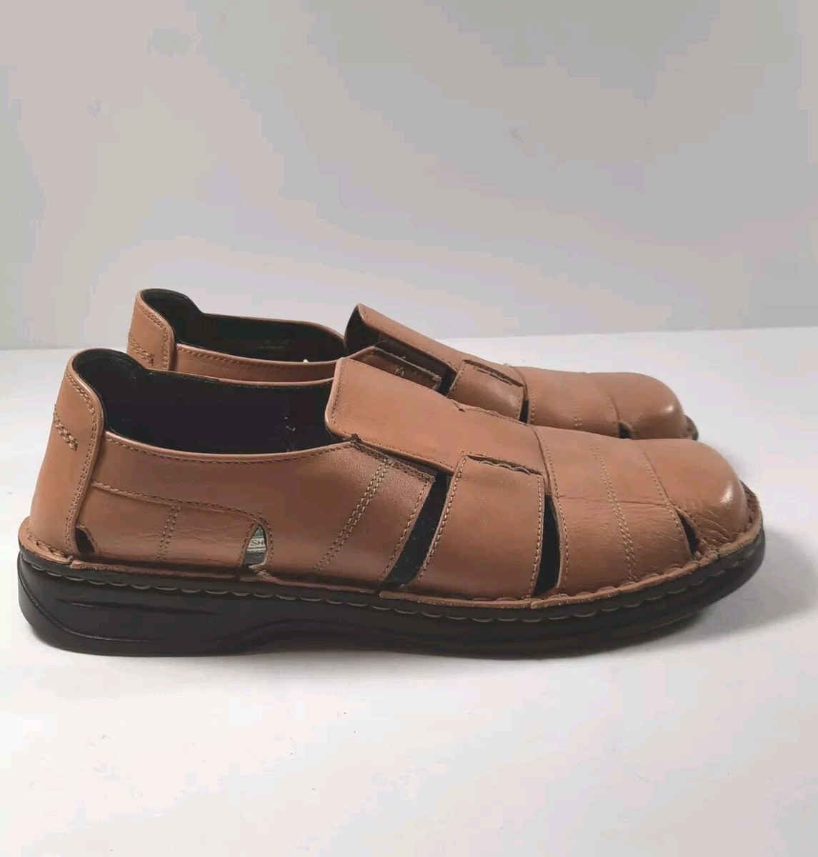 Josef Seibel Womens European Comfort Shoe Tan Leather Slip 
