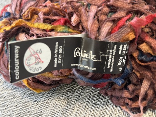 BARGAIN!!! Lot of 3 ~COLINETTE Tagliatelli Yarn ~Color-Copper Beach ~158Yds/100g - Picture 2 of 4