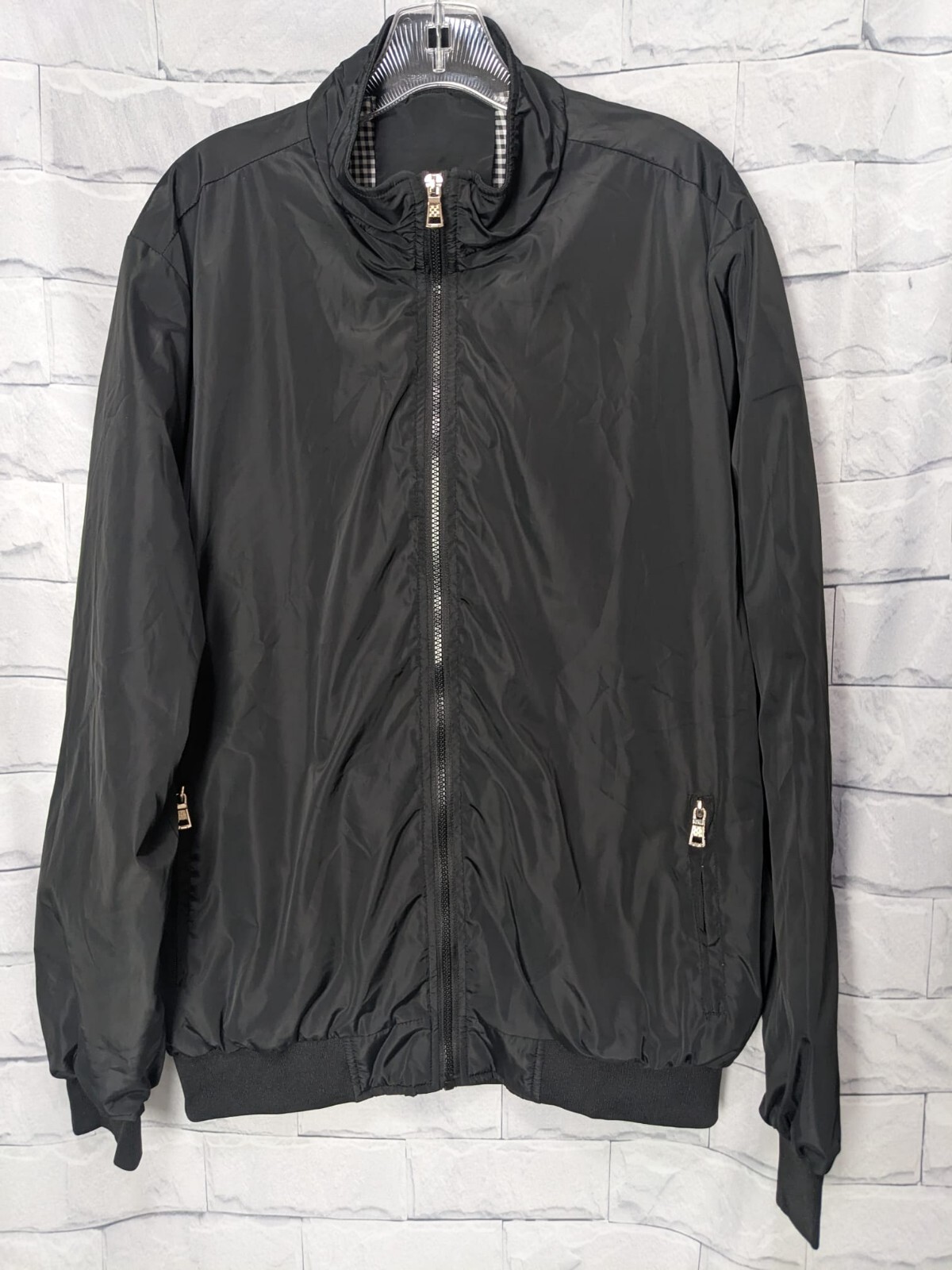 Black Rain Style Coat, Unisex, Similar To A Men's Sz S/M
