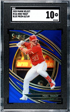 2020 Panini Select #126 Mike Trout BLUE PRIZM /149 SGC 10 GEM MINT