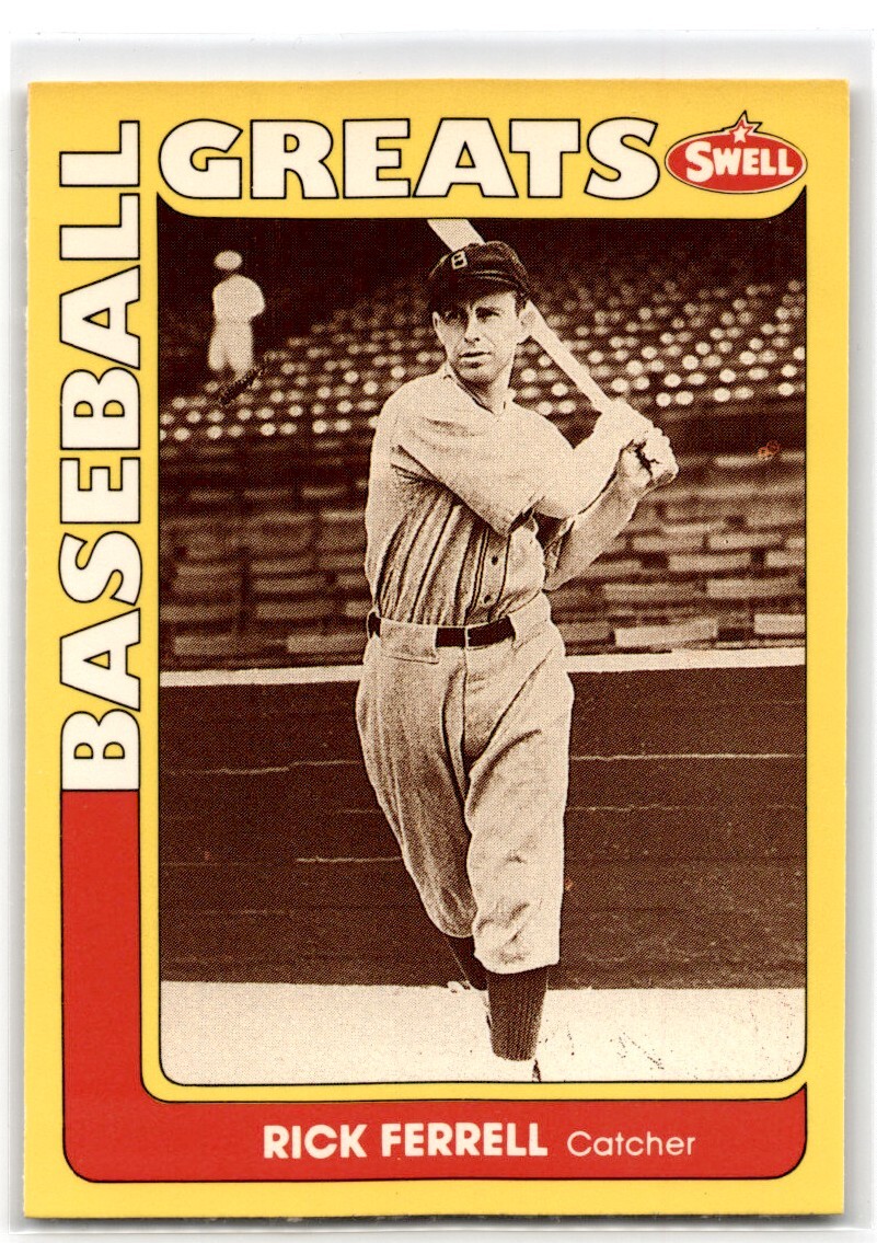 1991 Swell Baseball Greats Rick Ferrell Boston Red Sox #29
