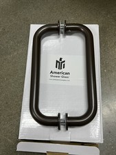 American Shower Glass 8" Oil Rubbed Bronze Shower Handle Tubular Pull