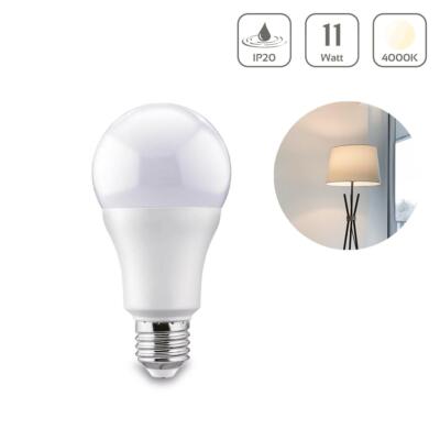 LED Lampe E27 11W A60 matt 4000K Glühbirne Glühlampe Leuchtmittel E27-Fassung