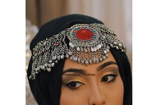 Afghan Jewelry Set Hand Made Afghani Mathapati - Afghan Head Piece