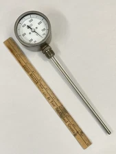 WEKSLER TEMPERATURE GAUGE 10 SUBD 150-750 DEGREES SENSOR THERMOMETER STAINLESS