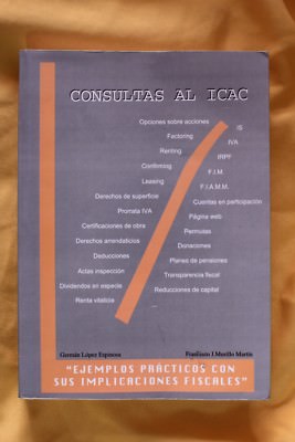 ICAC Consultation Book. Practical examples with their tax implications. 2002
