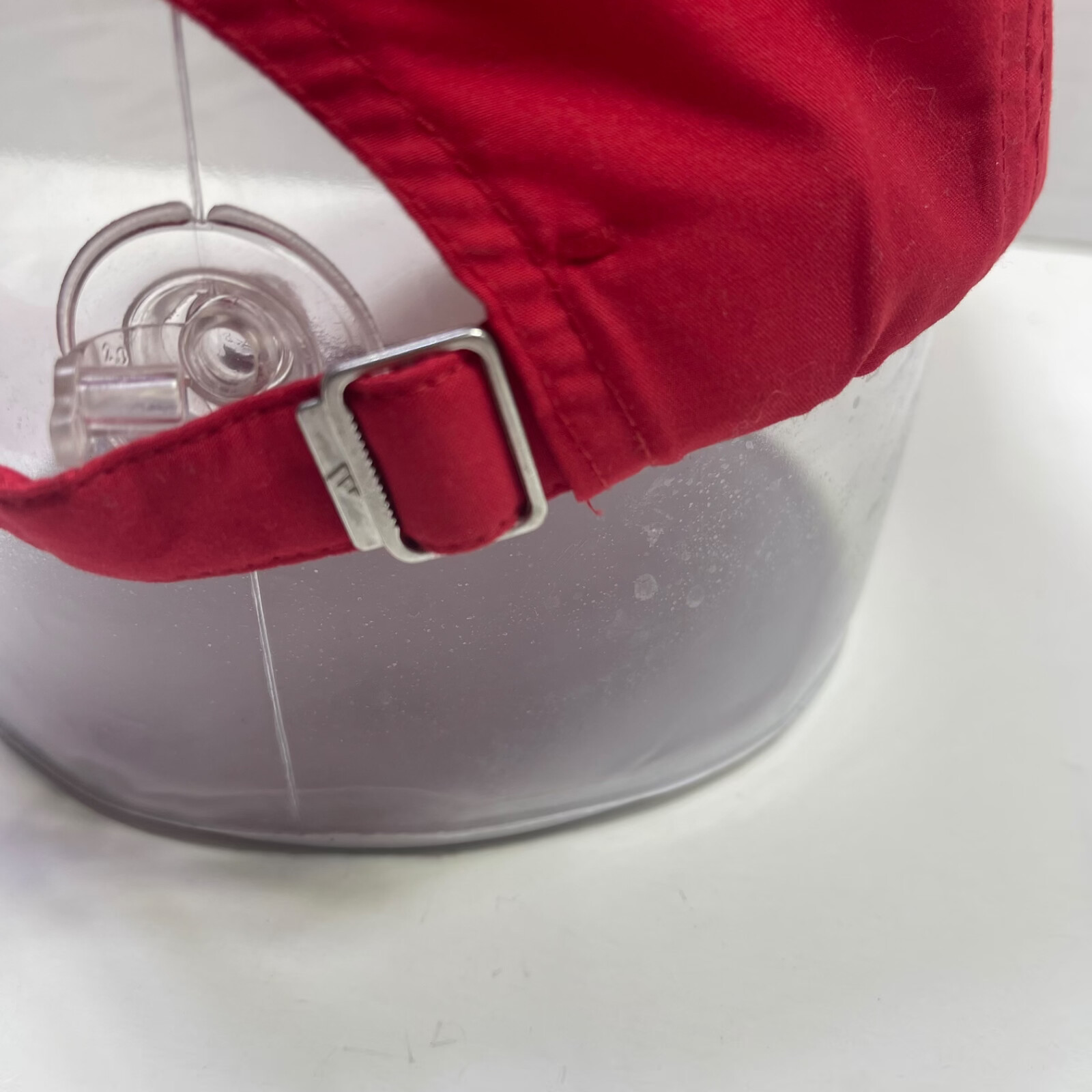 Adidas Hat Red Adjustable Strapback Lightweight D… - image 6