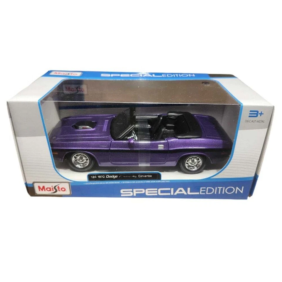 Maisto Special Edition 1970 Dodge Challenger R/T Convertible 1:24 Scale Model Ca