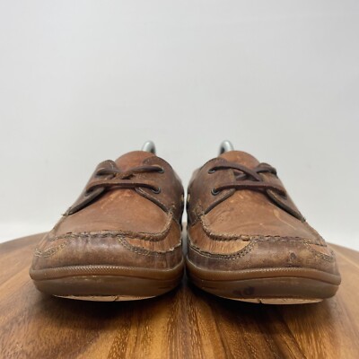 Mephisto Mens Leather Spinnaker Shoes. Size 11 1/2 Mephisto Spinnaker Leather Boat Shoes Men main image 2