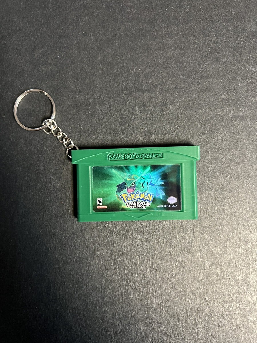 Pokémon Nintendo DS 3D Printed Cartridge Keychain Emerald Version