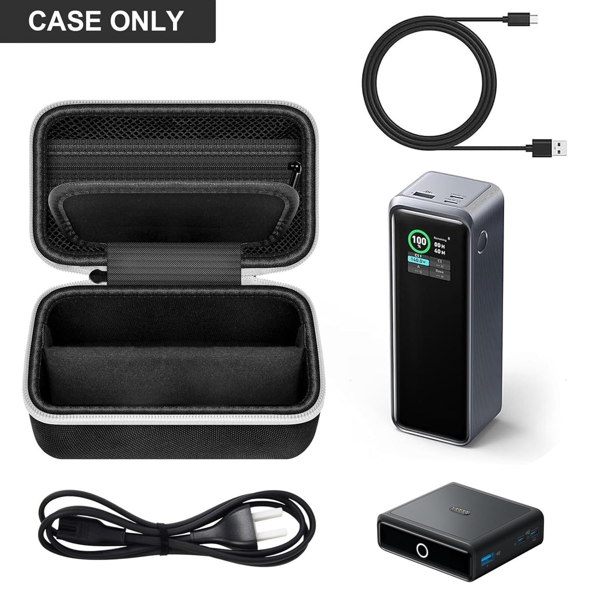 Case Compatible with Anker Prime Power Bank, 27,650mAh 3-Port
