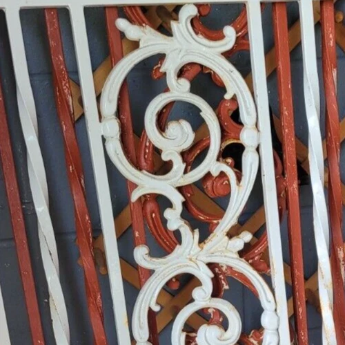 VTG Architectural Panels Salvage Wrought Iron Large Decor Heavy Lot Two 30x42in  - Image 2 of 4