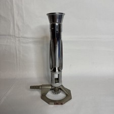 Humbodlt Laboratory Bunsen Burner With Adjustable Air Vents PN 6200.1 Nickel