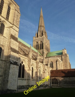 Photo 6x4 Cathedral - Spire, nave and south transept Chichester A view of c2014