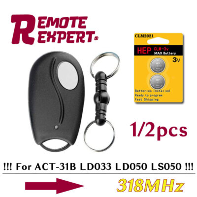 Garage Door Opener For Linear Multi-Code MCT-3 DNT00089 Mini Remote Transmitter